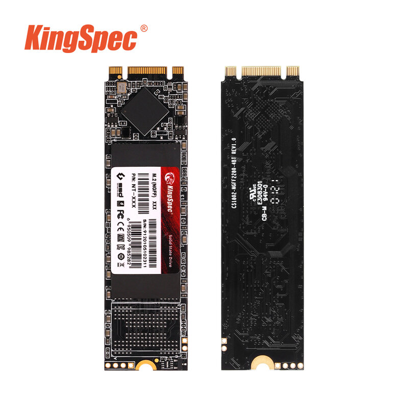 KingSpec M.2 SSD NGFF 128GB 256GB 512Gb 1TB 2TB M2 SATA SSD 2280 SATA3 6gb ภายใน Solid State ไดรฟ์ฮาร์ดดิสก์สำหรับแล็ปท็อป