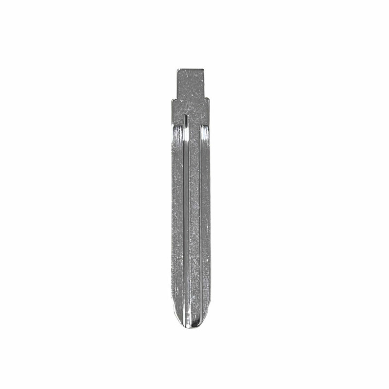 10 buah 69 # TOY43R pisau kunci Remote Flip kosong logam belum dipotong untuk Subaru Greatwall Toyota untuk Keydiy KD Xhorse VVDI JMD kunci mobil kosong