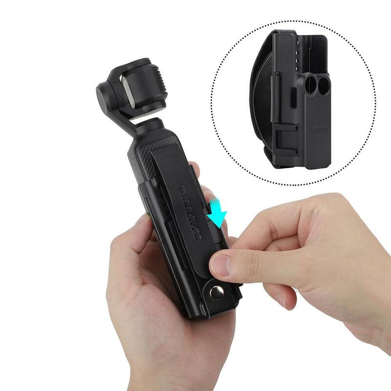 Portable Anti-drop PU Leather Hand Strap Expansion Handle Kit For DJI Osmo Pocket 3 Cold Shoe Extension Frame Handle Accessories