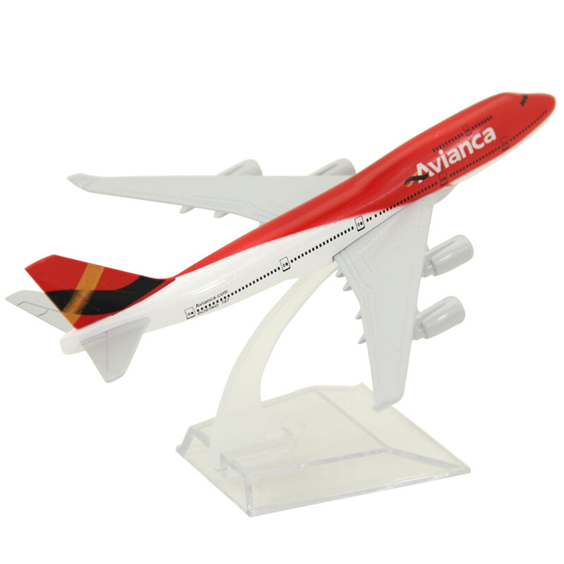 Diecast 1:400 Scale Columbia Airlines B747-400 Civil aviation Alloy & Plastic Passenger Jet Model  Toy Gift Collection Display