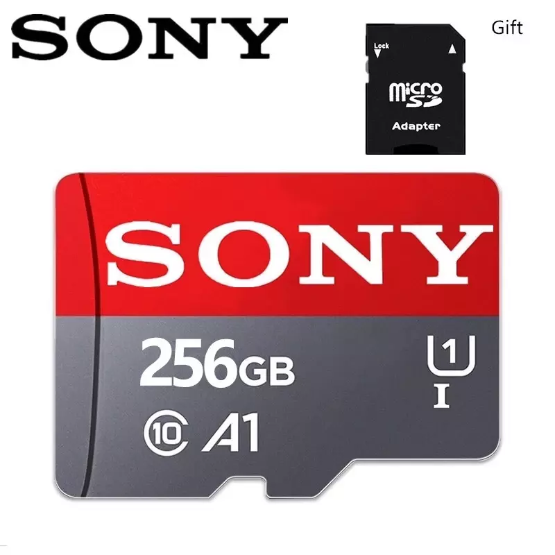 ด้านบน SONY อัลตร้าไมโคร SD 128/256/512GB 1TB Micro SD การ์ด sd/tf แฟลชการ์ดการ์ดความจำ32 64 128 GB microSD dropshipping สำหรับโทรศัพท์