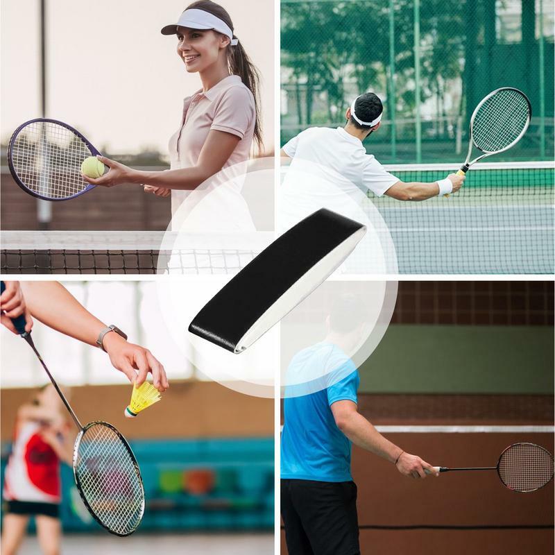 Autocollant de protection de tête de raquette de tennis et badminton, pâte sans couture, PU, protection de raquette, cadre, usure épaissie