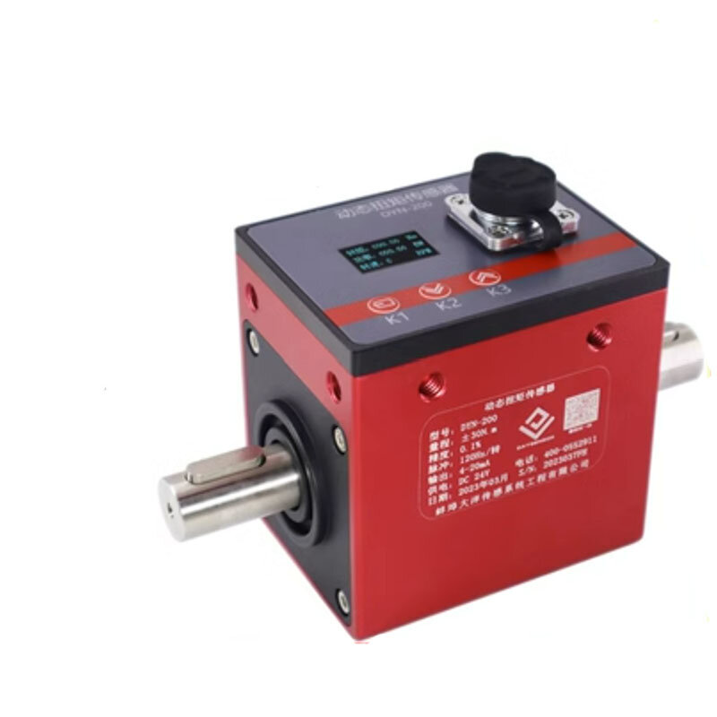 DYN-200 Dynamic Torque Sensor Rotary Sensor Motor Speed Power Measuring Instrument Transducer English Multiple Signal Output