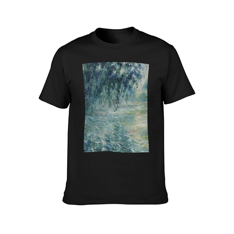 T-shirt graphique Claude Monet pour hommes, manches courtes, t-shirts animés, téléphones sur la Seine, médicaments mignons surdimensionnés, nouvelle édition scopique