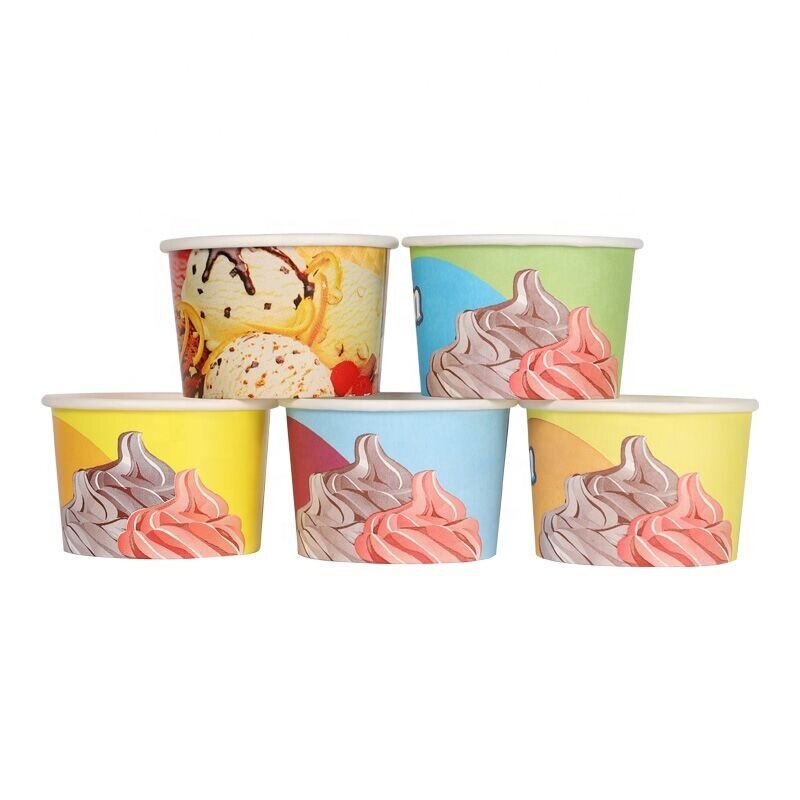 Customized productCustom Logo Kids Ice Cups% Recycled Ice Cup Pla Disposable Paper Bowl