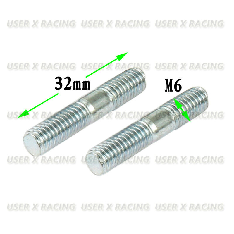 USERX Universal Motorcycle Motorcycle exhaust pipe fixing screw GY6 Fuxi Falcon handsome boy exhaust pipe screw 6x32mm For GY6