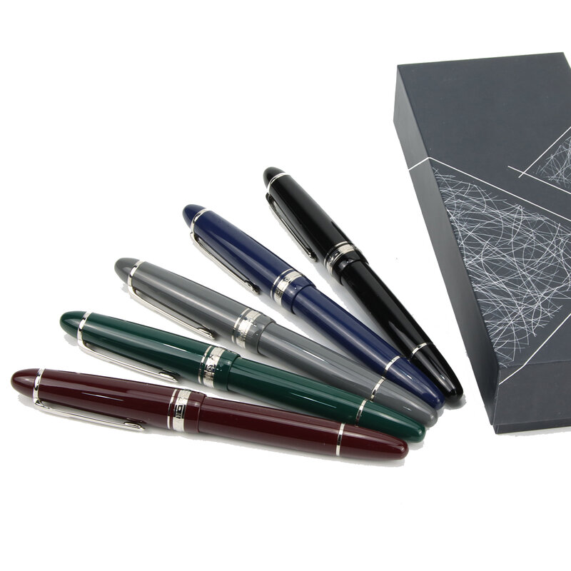 Nuovo Majohn P136 penna stilografica metallo rame pistone 0.4 EF 0.5 F pennini scuola ufficio studente scrittura regali penne