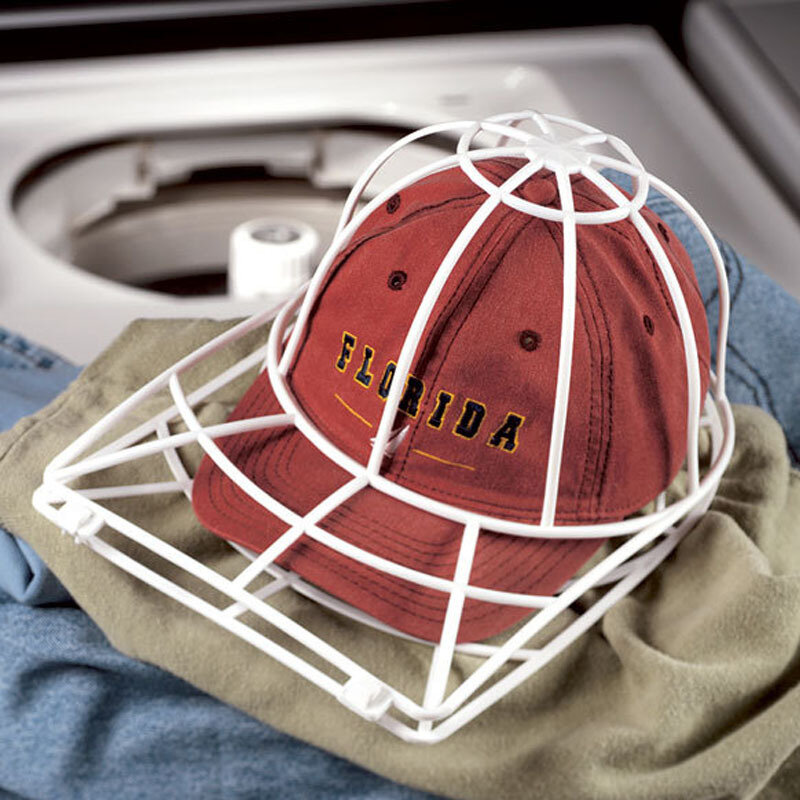 Boné de beisebol Lavadora Caps Limpeza Chapéu Protetor Anti-deformação Quadro protetor Máquina de lavar roupa Tampas de lavanderia Anti-rugas