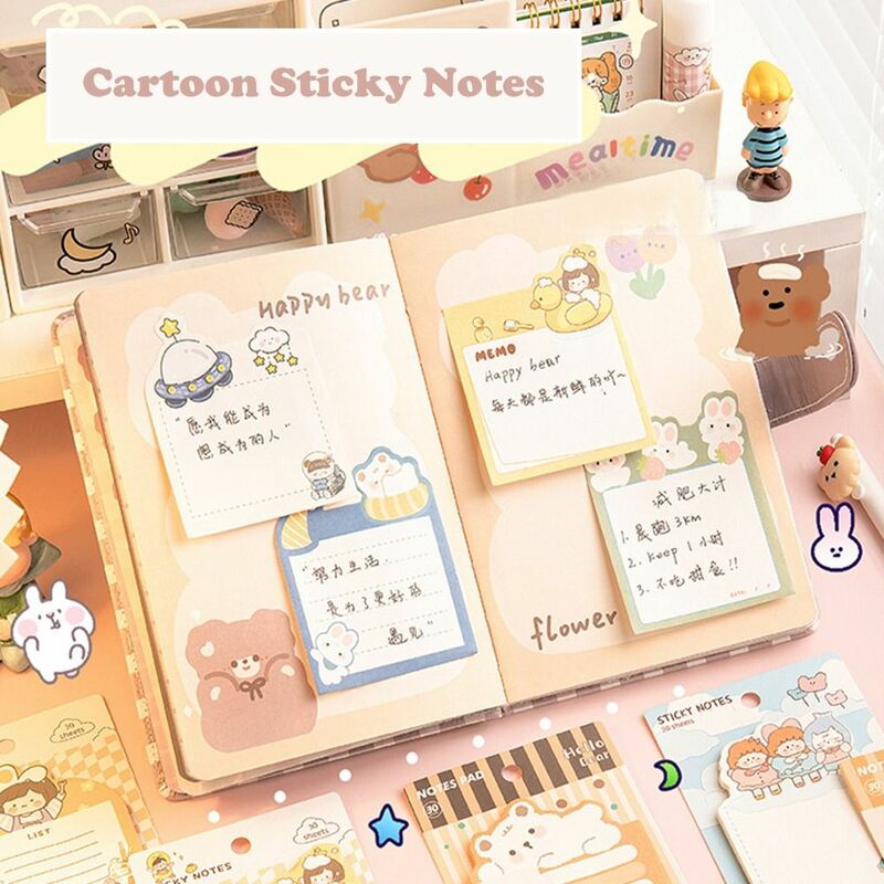 Marker Diary Planner Stickers School Office Supplies To Do List Labels Sticky Notes Adhesive Label Index Stickers Memo Pad