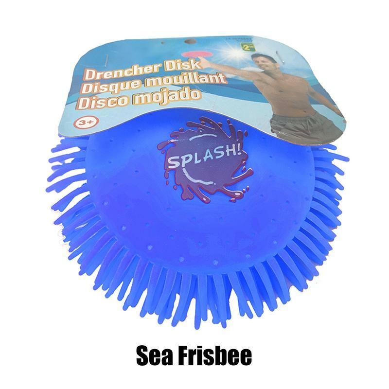 Flying Saucer Toys Water Throwing Disc For Outdoor Fun Swimming Pool Games Outside Water Toys For Camping Water Park Park Beach
