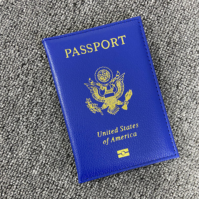 Da PU Mỹ Da Hộ Chiếu Passport Cover Nữ Thời Trang Da Mềm Passaporte Ốp Lưng Du Lịch Ví Đựng Hộ Chiếu Tài Liệu Người Tổ Chức