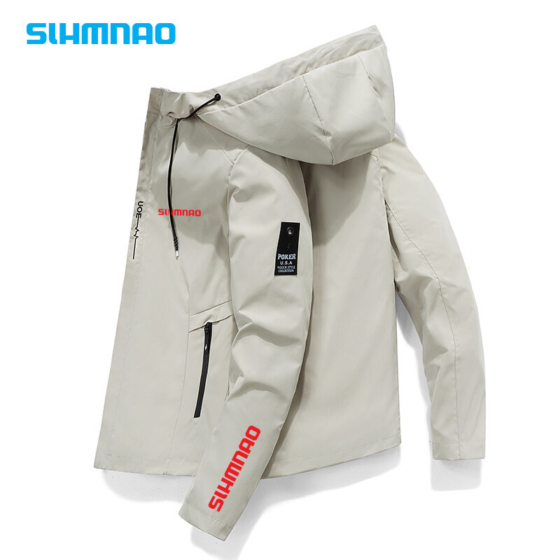 Spring and Autumn New Fishing Jackets Men's Windproof Zipper Jackets Outdoor Sports and Leisure Jackets Fishing Clothes 2024