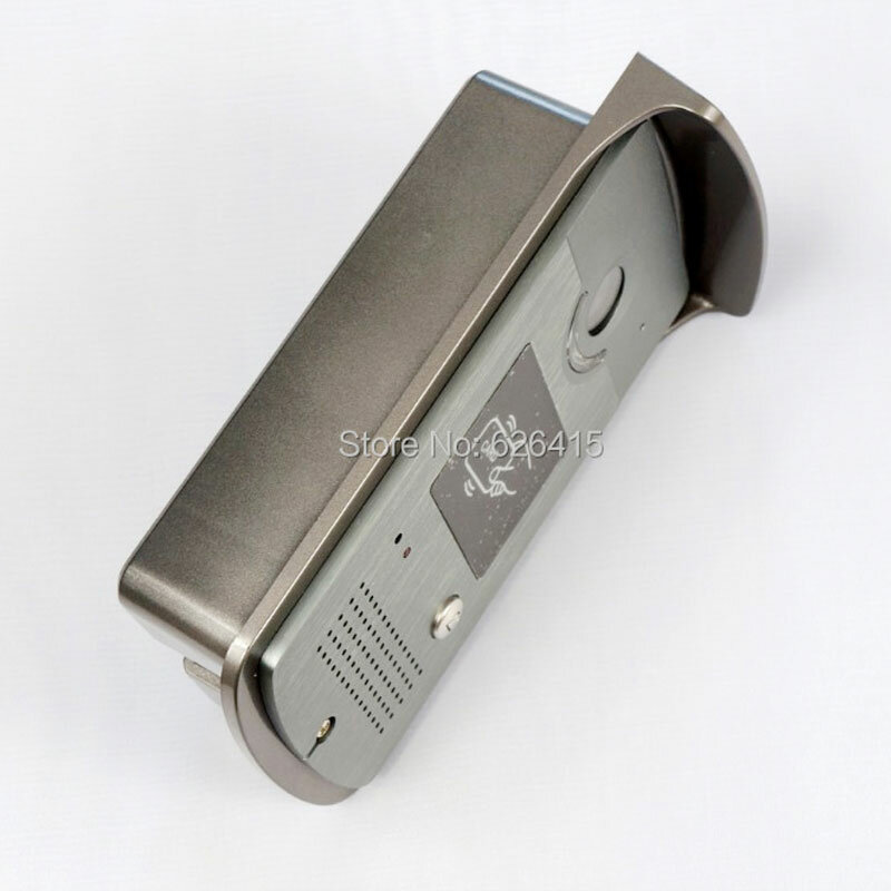 Système d'interphone vidéo avec 1 lecteur de carte RFID, sonnette HD, caméra, téléphone de porte, en stock, vente en gros