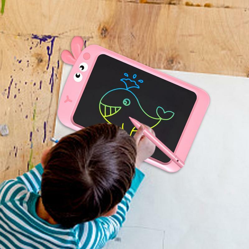 Tablette d'écriture LCD colorée, 10 pouces, avec fonction de verrouillage, planche à dessin, jouet pour enfants, cadeau de noël