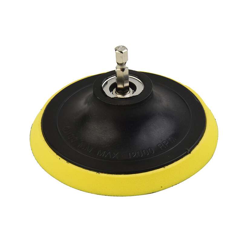 4 Inch 100mm Hook And Loop Buffing Pad Rotary Backing Pad With M10 Drill Adapter Polishing Pad W/ Connecting Rod Set