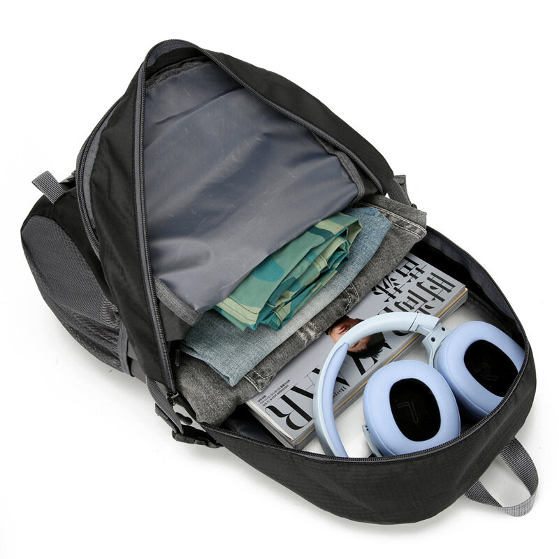 Multifinional 배낭 컴퓨터 배낭 여행 가방, 노트북 학교 대학생 남성 대형 배낭 작업용 전술 가방