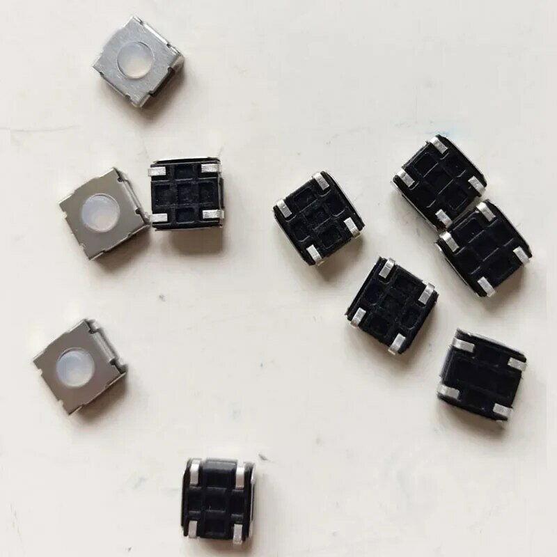Micro Schakelaar Knop Auto Remote Sleutel Tact Drukknop Voor Vw Grootte: 6*6*3.5Mm Siliconen Transparant