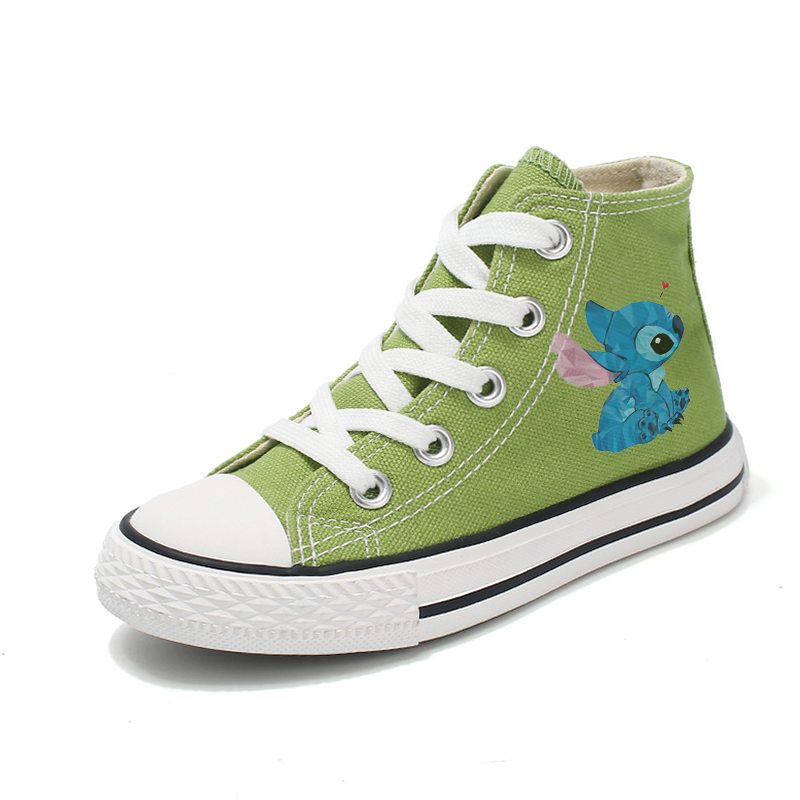 Moda Lilo Stitch dsn Girl Kids Boys Kids brezentowe buty sportowe trampki kreskówki buty z nadrukiem dzieci chłopcy tenis