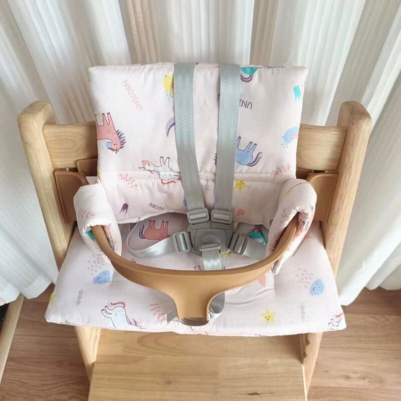 Подушка для высоких стульев, моющаяся подставка для детских стульев