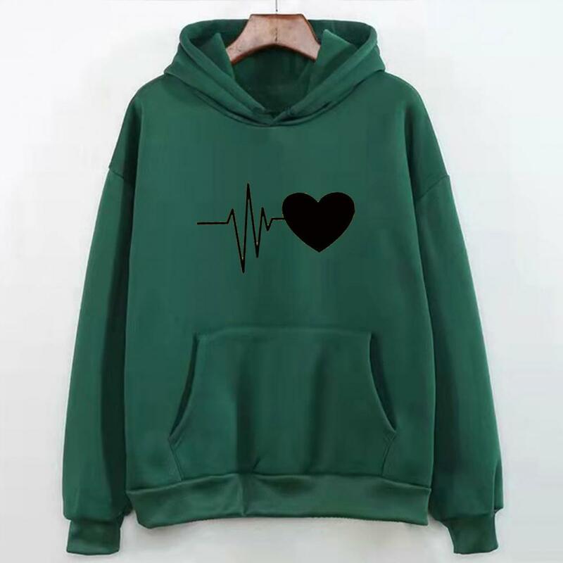 Hooded Pullover Women Men Vintage Fashion Fleece Simple Hoodies For Couple Autumn Soft Solid Color Unisex Tops