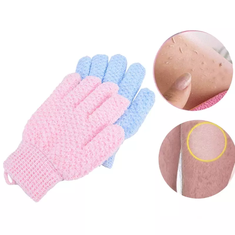 NEW 1PCS Peeling Exfoliating Mitt Glove For Shower Scrub Gloves Sponge SPA Bath Glove