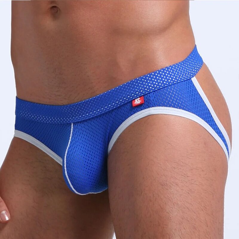 Sexy Gay Underwear Men Transparent Jockstrap String Homme Slip Sexy Erotic Homens Mens Thongs And G Strings Cueca Gay WJ