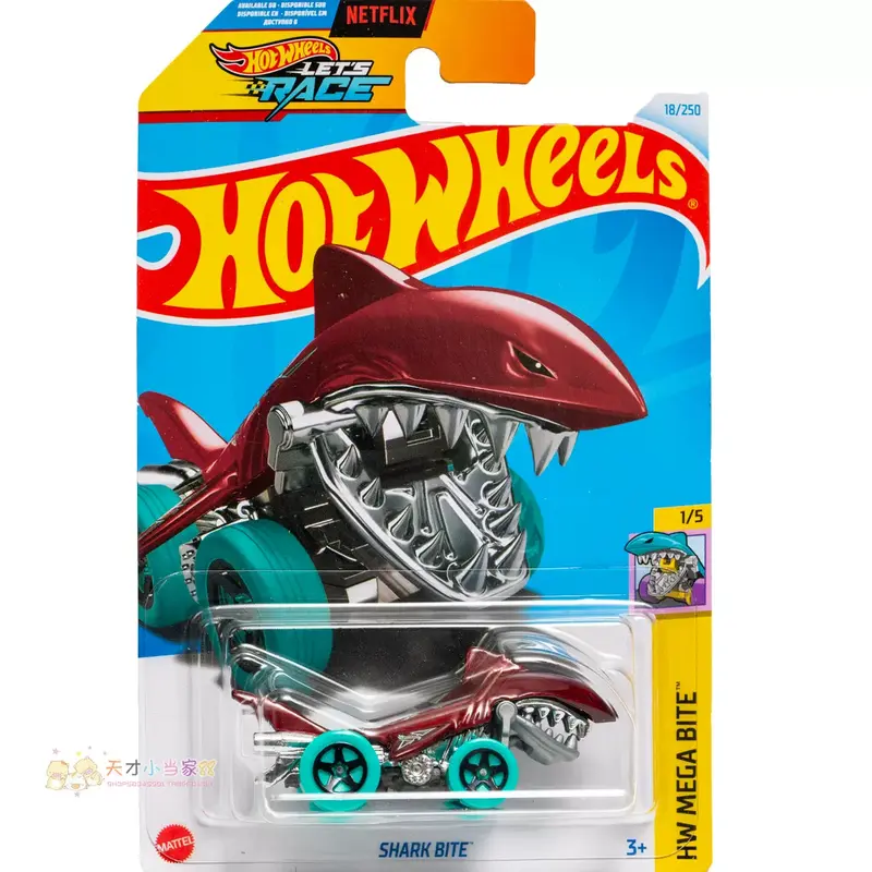 2024F Original Hot Wheels Car 1/64 Diecast Toys for Boys Alloy Vehicle Supercharged MOD Speeder Alarm Terra Tracktyl Shark Bite