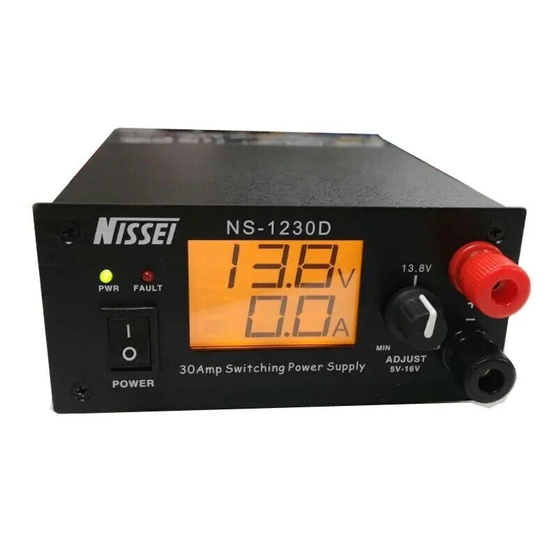 NISSEI NS-1230D 전원 계량기, 조절 가능한 단파 기지국 통신 스위칭 디지털 전원 공급 장치, 25A, 5V-16V, NS1230D