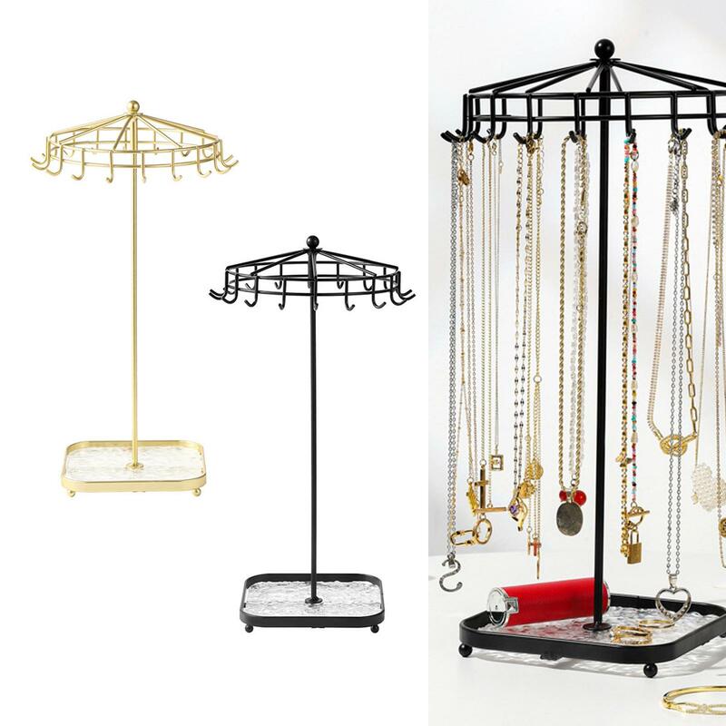 Rotating Jewelry Holder Jewelry Display Rack for Show Jewelry Ring Bedroom