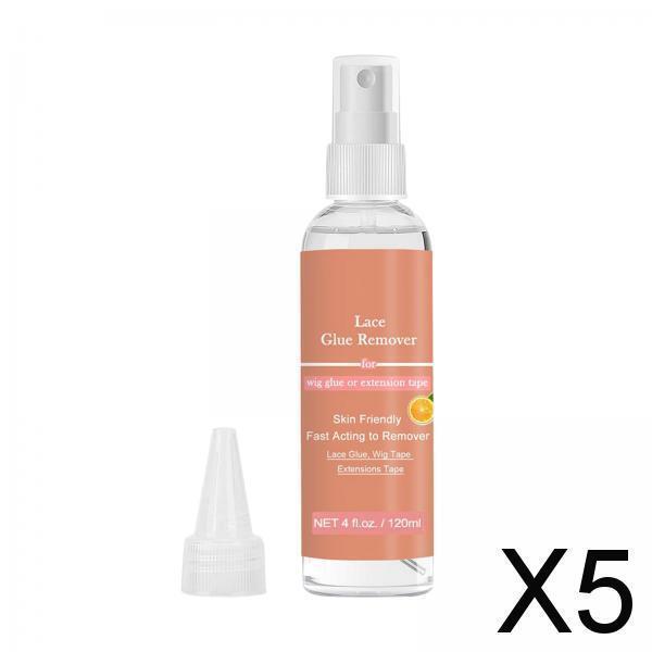 5X Extension Adhesives and Residue Remover 120ml Lace Glue Remover for Front