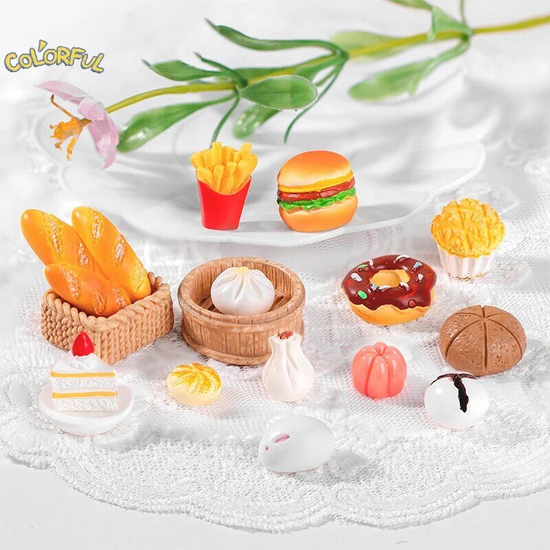 Keuken Voedsel Speelgoed Simulatie Keukengerei Spelen Doe-Het-Zelf Nagebootste Hamburger Cake Broodjes Donuts Servies Decoratie Kinderen Kind Speelgoed