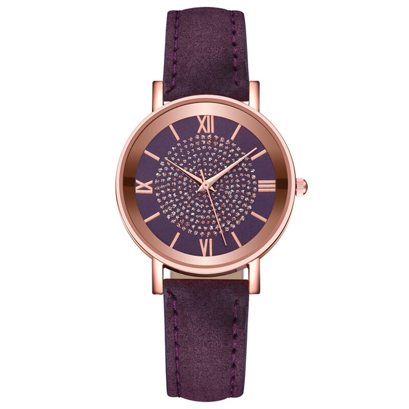 Reloj de pulsera de cuarzo delicado para mujer, relojes de pulsera de cuarzo de precisión para mujer