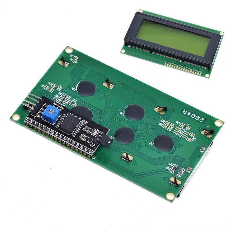 Modulo LCD retroilluminato IIC/I2C/TWI 2004 seriale blu verde per Arduino UNO R3 MEGA2560 20X4 LCD2004