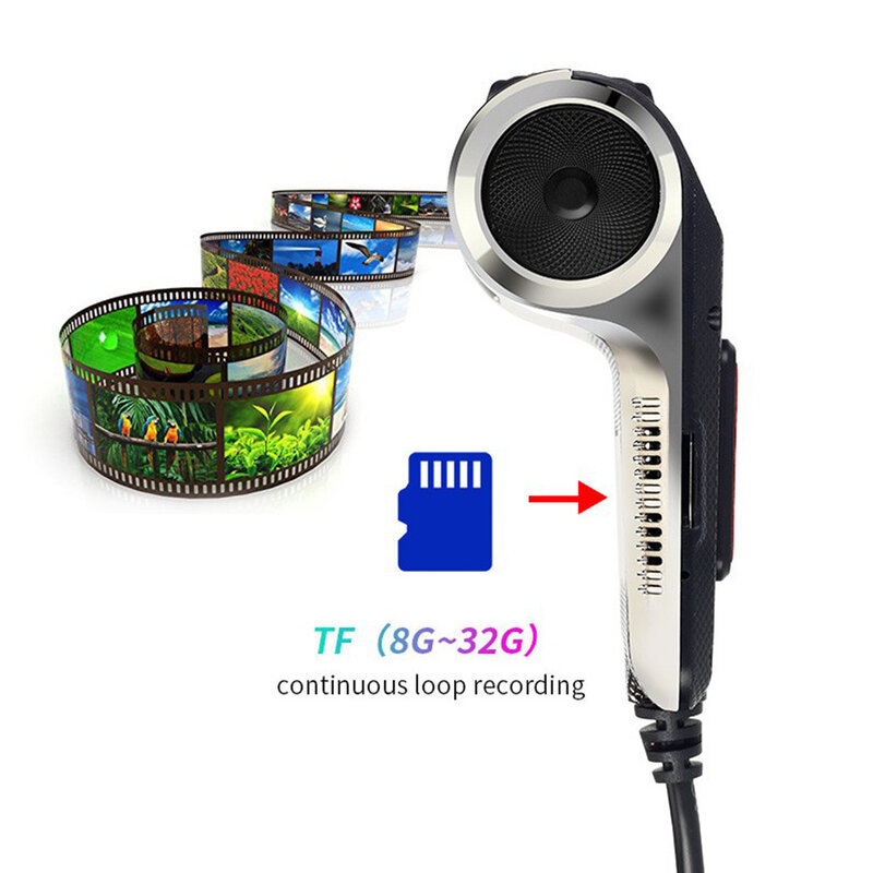 Cámara de salpicadero U2DAS electrónica, grabadora de conducción USB, 1080P, HD, DVR, vídeo Digital