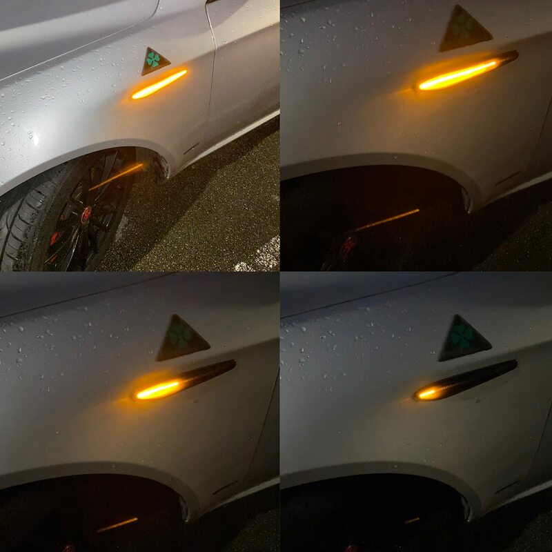 Lampu sein sisi dinamis mobil, lampu sein indikator sinyal untuk Alfa Romeo 159 Typ 939 2005-2010 Boera Typ 939 2005