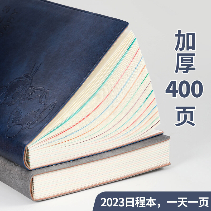 Buku catatan kalender 2024 A5 grosir kalender mingguan buku jadwal Tiongkok buku rencana A5 satu halaman buku catatan kantor hari a notepad