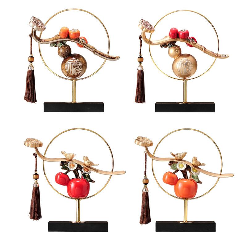 Chinese Gourd Ruyi Figurine Table Decoration for Spring Festival Decor