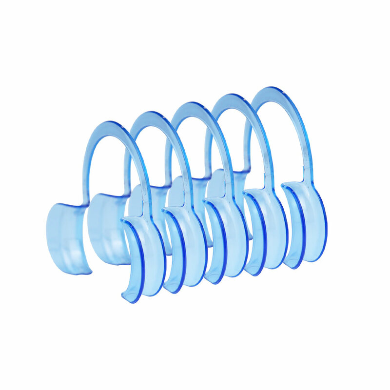 تقويم الأسنان البلاستيك الفم فتاحة C شكل داخل الفم الشفاه الخد ضام مواد طب الأسنان كبيرة/متوسطة/صغيرة تبييض