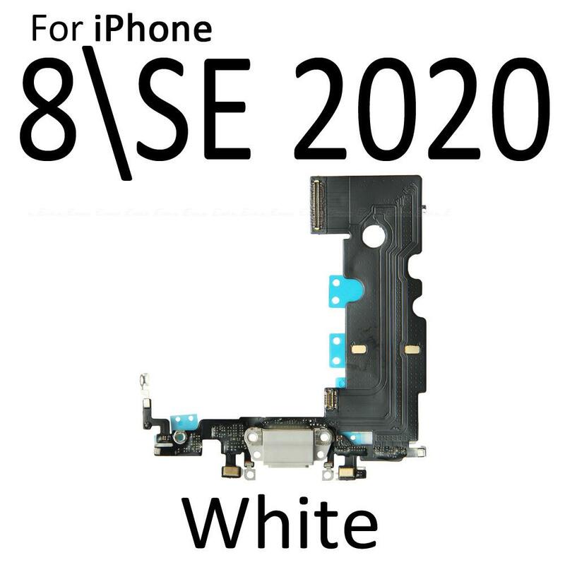 High Quality Charging Flex Cable For iPhone SE 2020 6 6S 7 8 Plus X XS Max USB Charger Port Dock Connector With Mic Flex Cable