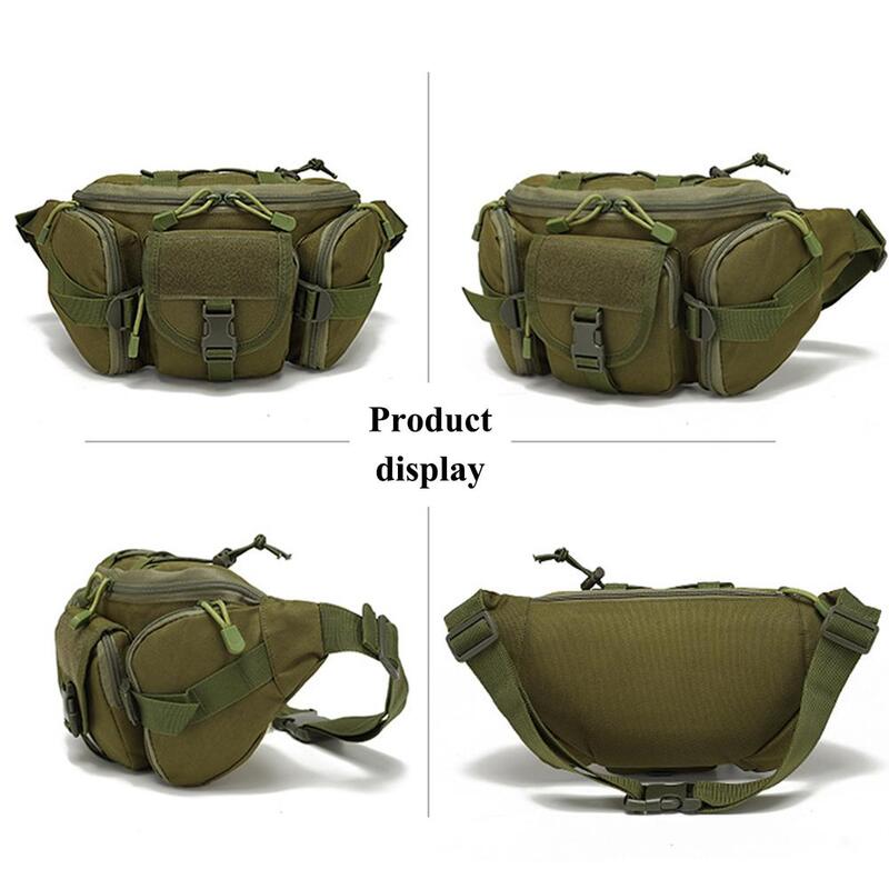 Tactische Taille Verpakking Outdoor Tas Pouch Militaire Camping Wandelen Taille Waterfles Riem Zakken Camouflage Taille Fanny Pack