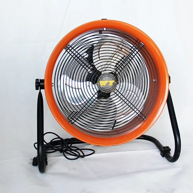 Ventilateur de Sol à Flux Industriel Axial, 520mm, 20 Pouces, Sans Fil, Refroidissement par Air