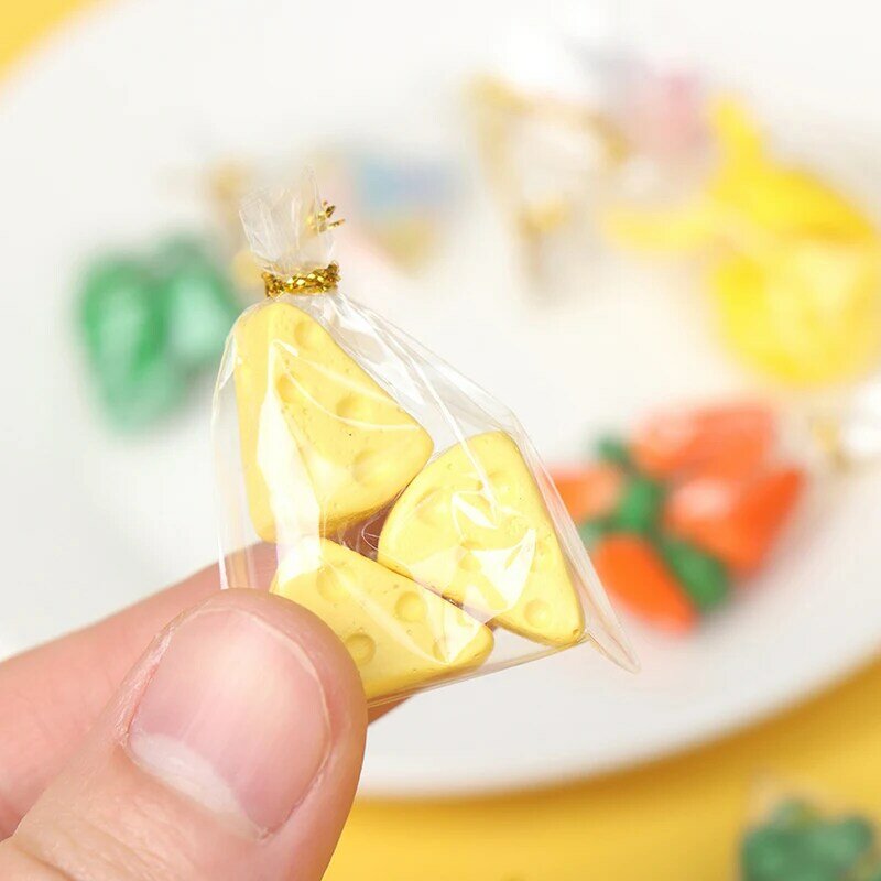 1:12 Dollhouse Miniature Bread Vegetable Candy Model Kitchen Food Accessories For Doll House Decor Kids Toys Gift