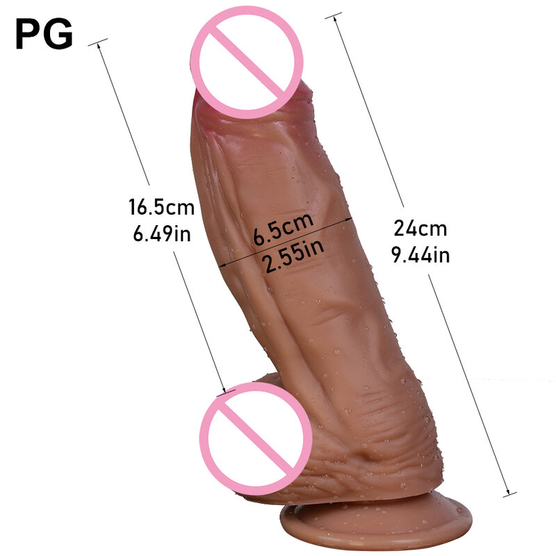 Muscle Pseudo Dildo Soft Silicone Penile Strong Suction Cup Female Vagina Stimulate Homosexual Anal Toy Big Dick Adult Products