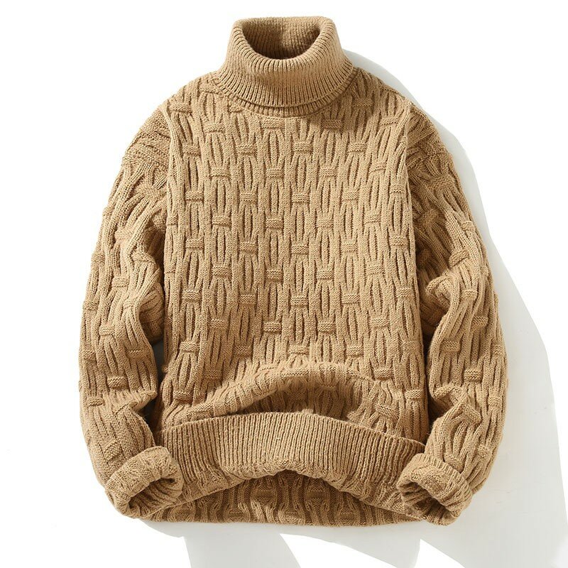 Мужской Повседневный пуловер, Свободный теплый Эластичный свитер с принтом, размеры до 3XL, Осень-зима 2023