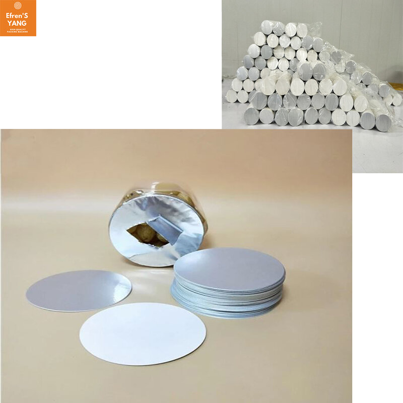 1000 Buah/Tas PE Botol Plastik Segel Aluminium Foil Cap Liner Penghangat Ruangan Film Lembar Tahan Tamper Induksi Panas Sealer Liner