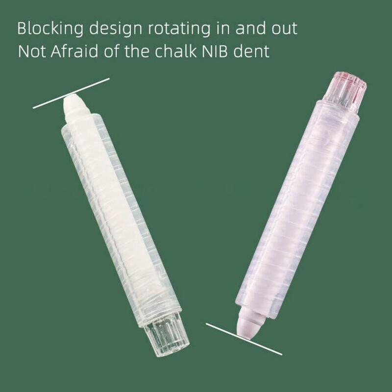 10Pcs Special Waterproof Transparent Reduce Waste Chalk Clip Clutch for Kid Chalk Clip Holder Chalk Stick Holder