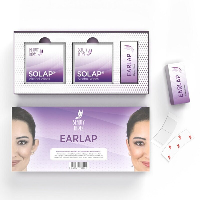 EARLAP-Ear Concealer para orelha estética e saliente para bandas que adere instantaneamente efeito, aparador de orelha, cosmético mais seguro, confortável