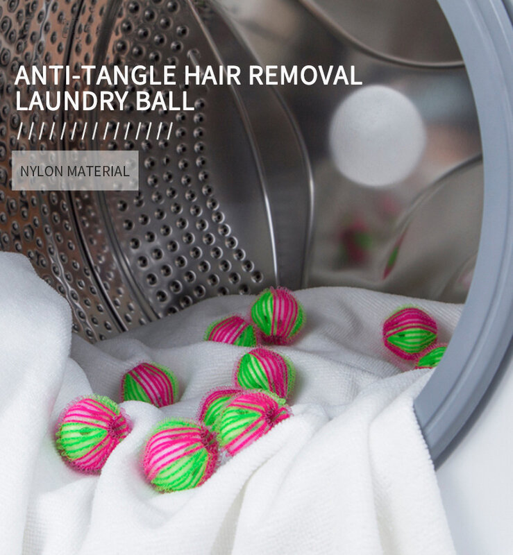 洗濯機用の再利用可能なフローティングティント脱毛器,汚れの除去ボール,家庭用の脱毛装置