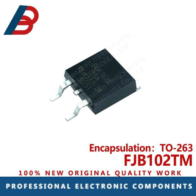 10pcs FJB102TM TO-263 100V transistor Darlington ad alta tensione