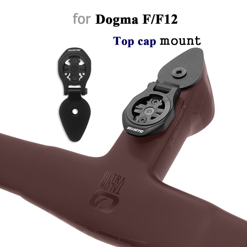 Liga de montagem do computador para Dogma, F12, F, F10, integrado Top Cap guiador, compatível com GPS, Garmin, Bryton, Wahoo